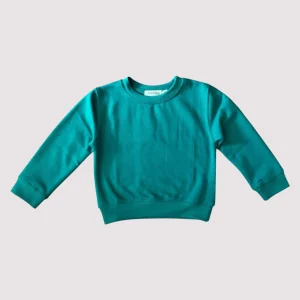 Felpa bambini girocollo basic unisex - Tinta unita Felpata