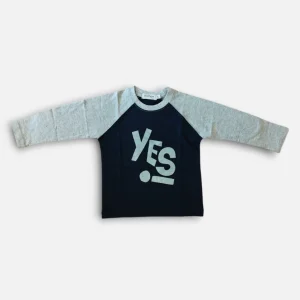 Maglia bambino manica lunga con scritta