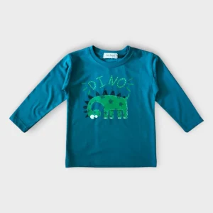 Maglia Bambino Manica Lunga Dinosauro - 6M-4A