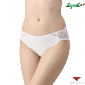 Slip in microfibra liscia con pizzo cordonetto in tulle | Lepel 463
